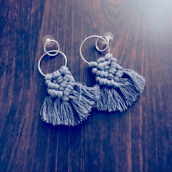 Handmade w/L♥️VE🆕Silver Double Looped 3mm Macrame - Picture 5 of 16